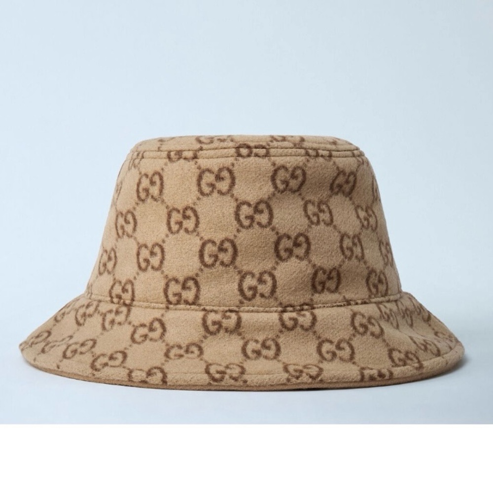 GUCCI GG logo wool bucket hat - Picture 3 of 3